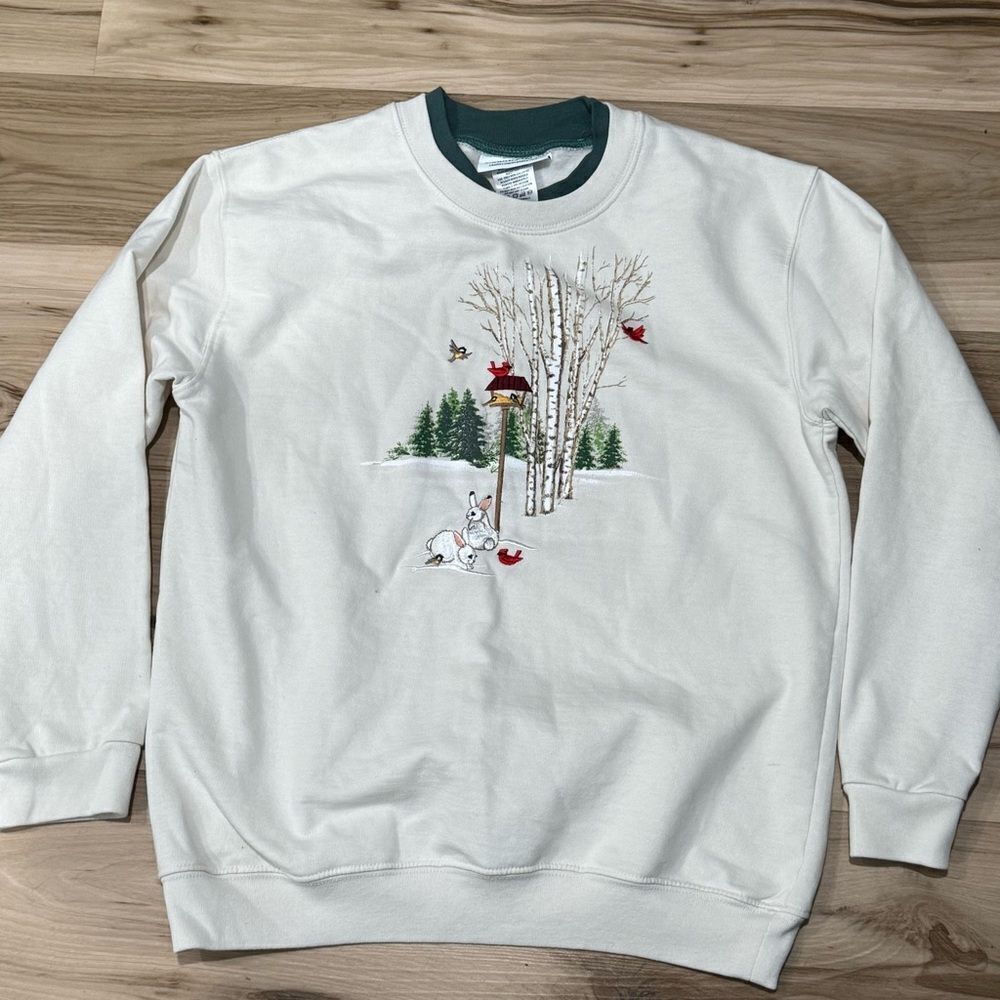 Vintage Country Store Embroidered Crewneck Sweatshirt Women’s Medium